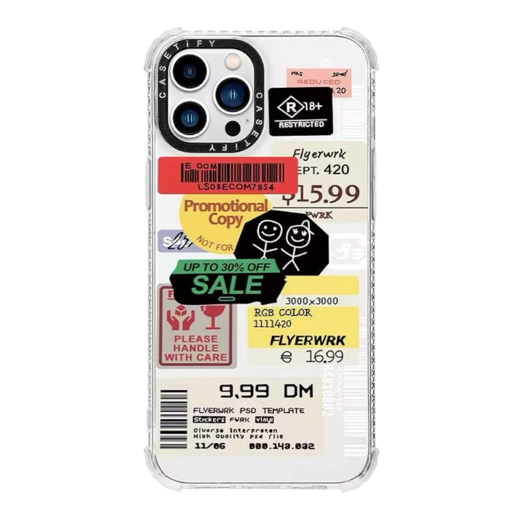 Estuche - Stickers de precios para iPhone Xr