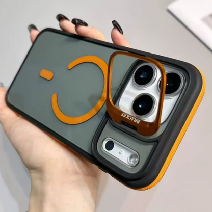 Estuche - Gravity Ridge de lujo negro con anaranjado para iPhone iPhone 17 Air