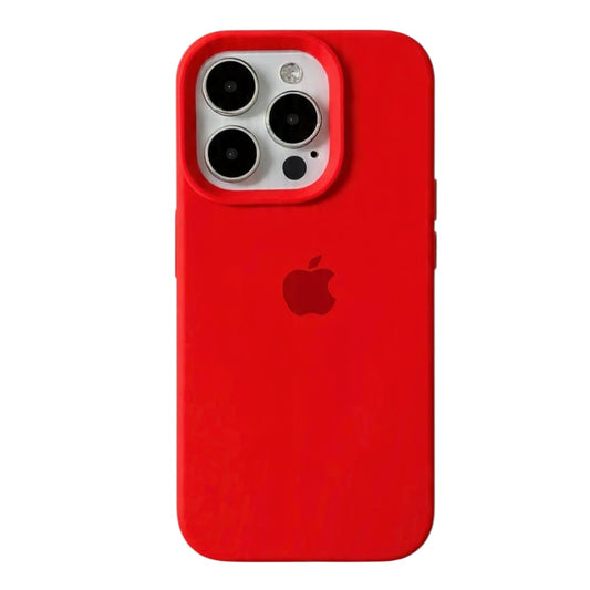 Estuche – Silicona Suave Rojo para iPhone 13 Pro