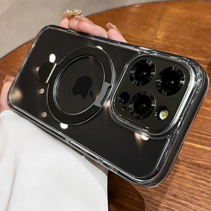 Estuche - Luxury Magnético Negro para iPhone 15 pro Max