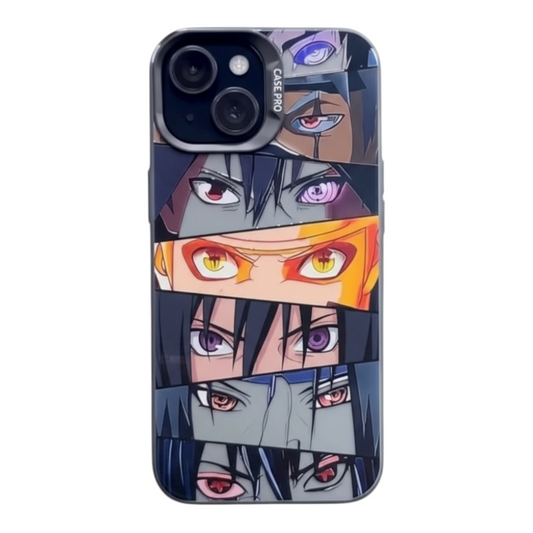 Estuche - Naruto ojos Sharingan y modo sabio  iPhone 11 normal