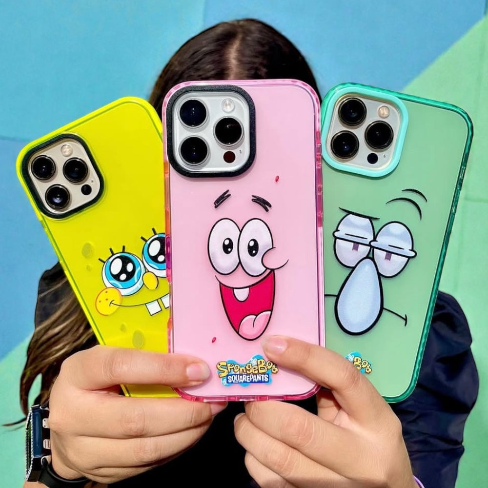 Estuche – Bob Esponja Sonriente para iPhone 16 normal