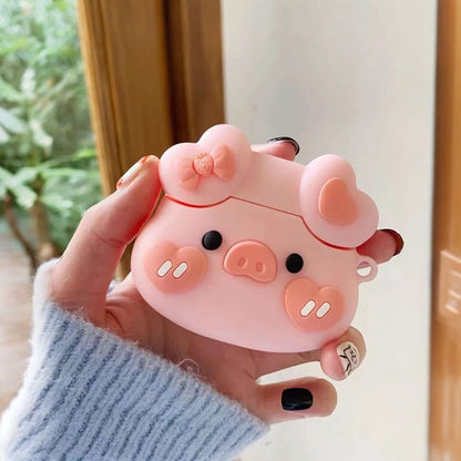 Estuche – Cerdito Rosado para AirPods Pro 1 y 2