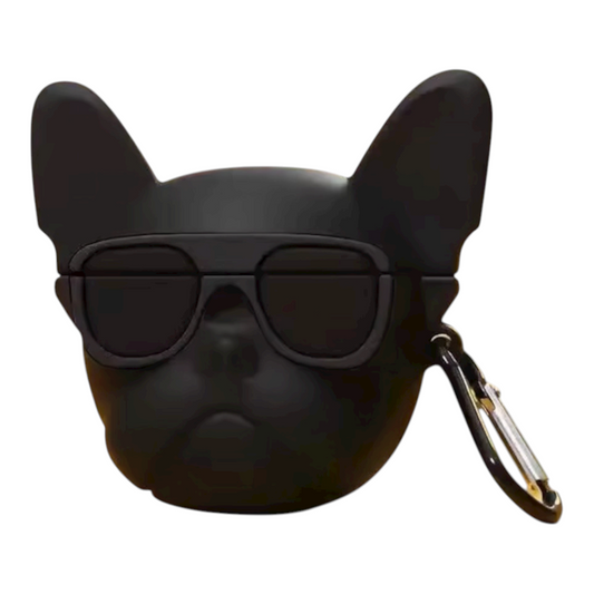 Estuche – Perrito Pug con Lentes para AirPods Pro 1 y 2