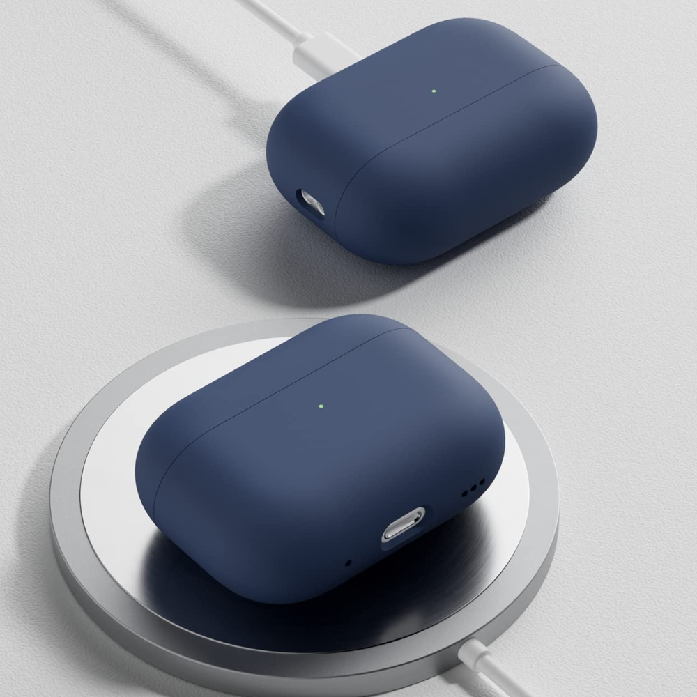 Estuche – Silicon Azul Marino para AirPods Pro 1 y 2
