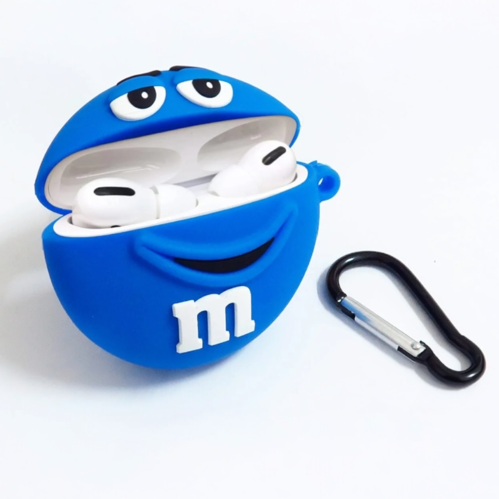 Estuche – M&M Azul para AirPods Pro 1 y 2
