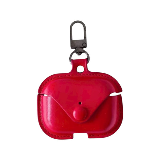 Estuche – Cuero Rojo para AirPods Pro 1 y 2