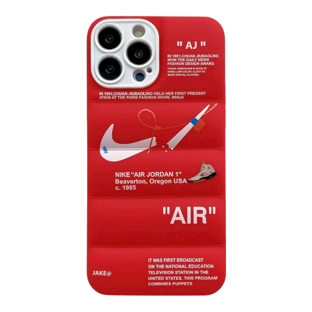 Estuche - Nike puffer rojo para iPhone 14 plus