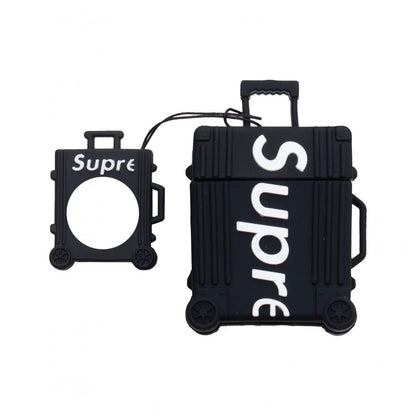 Estuche – Supreme Maleta negra para AirPods 1 y 2