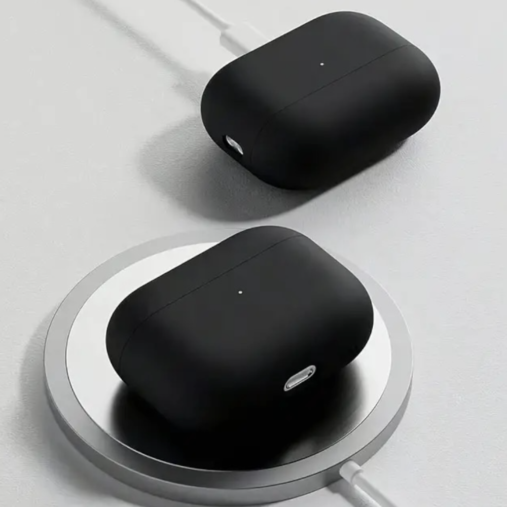 Estuche – Silicon Negro para AirPods Pro 1 y 2
