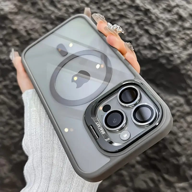Estuche - Gris MagSafe Antishock para iPhone 15 pro Max