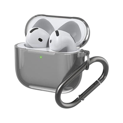 Estuche – Silicon transparente Negro para AirPods Pro 1 y 2