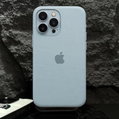 Estuche – Silicona Suave Gris stone para iphone 14 Pro Max