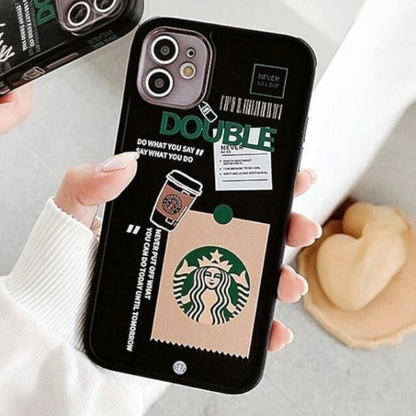 Estuche - Starbucks negro para iPhone 13 Pro