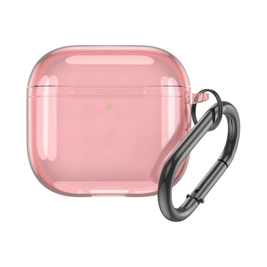Estuche – Silicon transparente Rosado para AirPods Pro 1 y 2