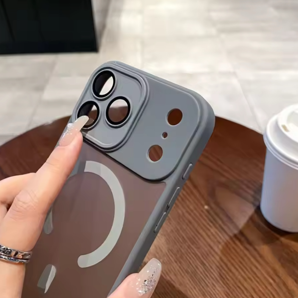 Estuche - Luxury Lens antishock gris para iPhone iPhone 17 Air