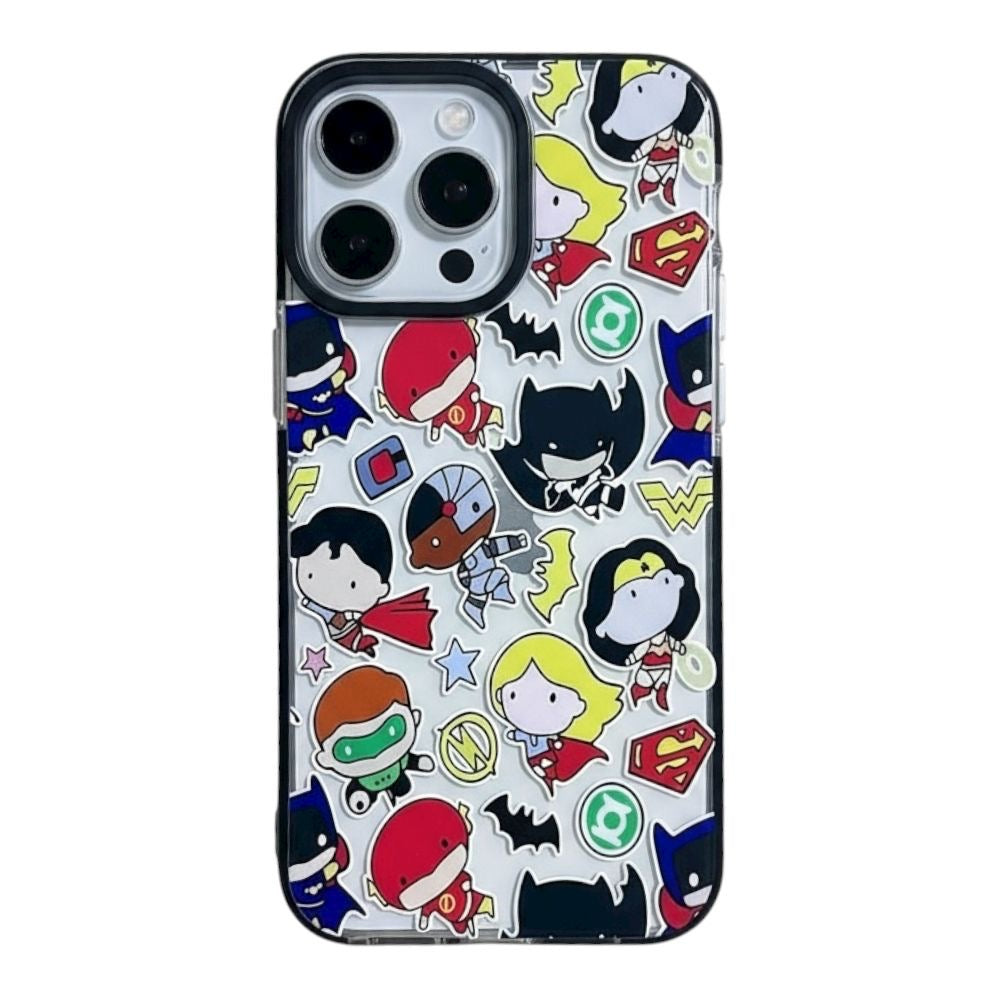 Estuche - DC Heroes Chibi para iPhone 16 Pro Max