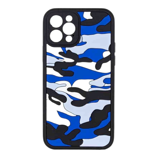 Estuche - Camuflaje azul para iPhone 13 Pro