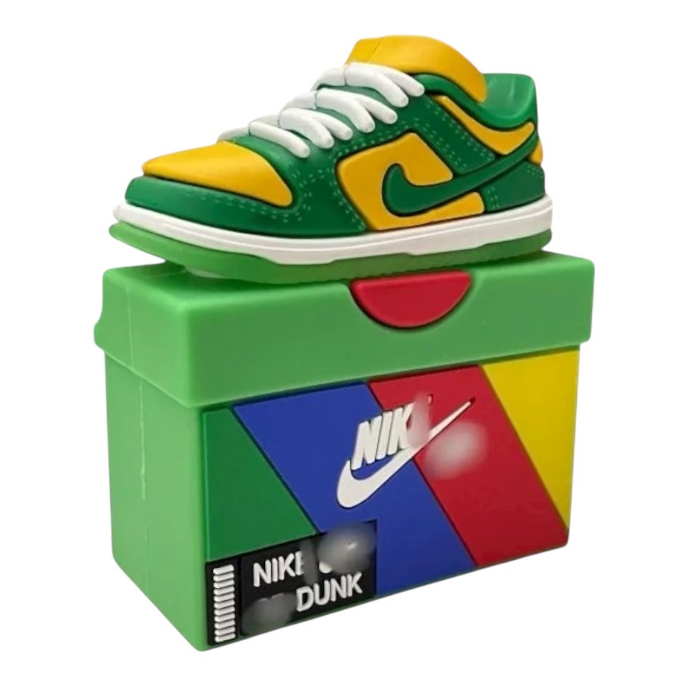 Estuche – Nike Dunk Verde & Amarillo para AirPods 4