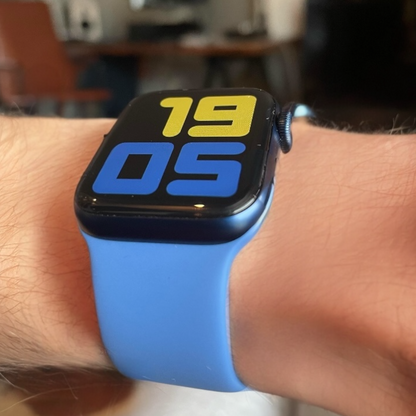 Pulsera - Silicón azul Tomales para Apple Watch