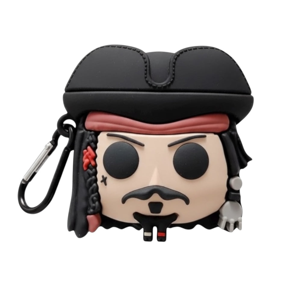 Estuche – Jack sparrow de Piratas del caribe para AirPods Pro 1 y 2