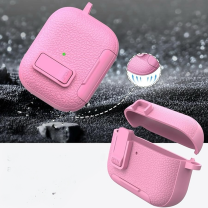 Estuche – Cuero Rosado Nexvora duro para AirPods Pro 1 y 2