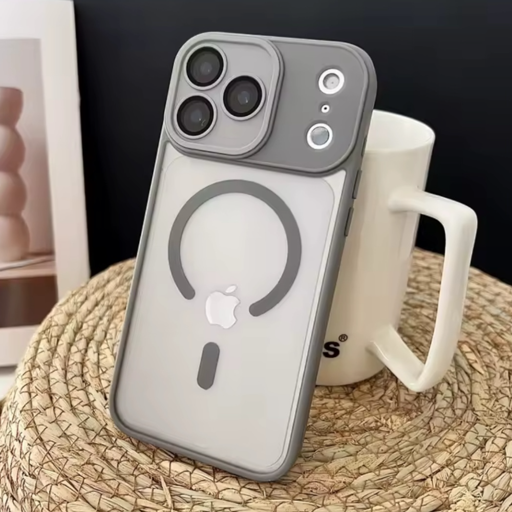 Estuche - Luxury Lens antishock gris para iPhone iPhone 17 Air