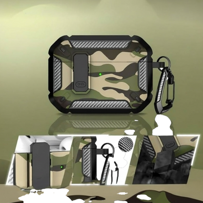 Estuche – Militar case verde antishock para AirPods Pro 1 y 2