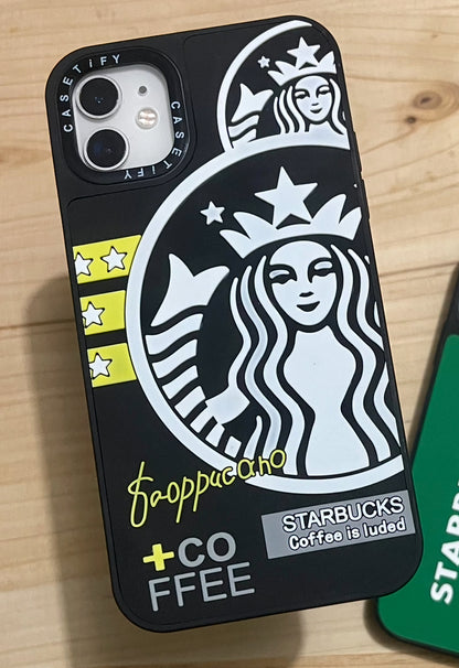 Estuche - Starbucks negro para iPhone 13 Pro