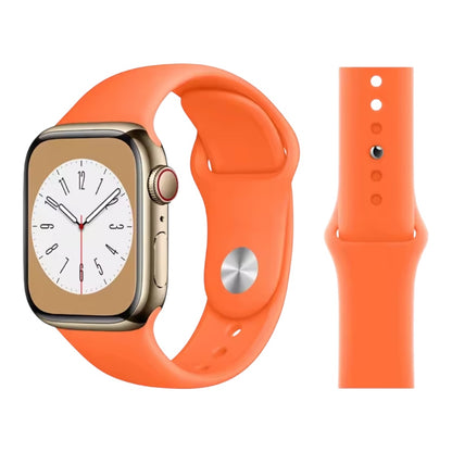 Pulsera - Silicón anaranjada para Apple Watch