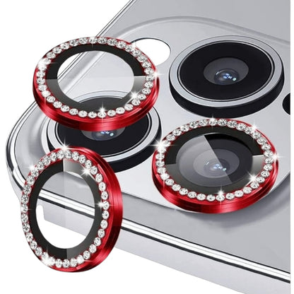 Protectores de cámara - Aros con diamantes rojo