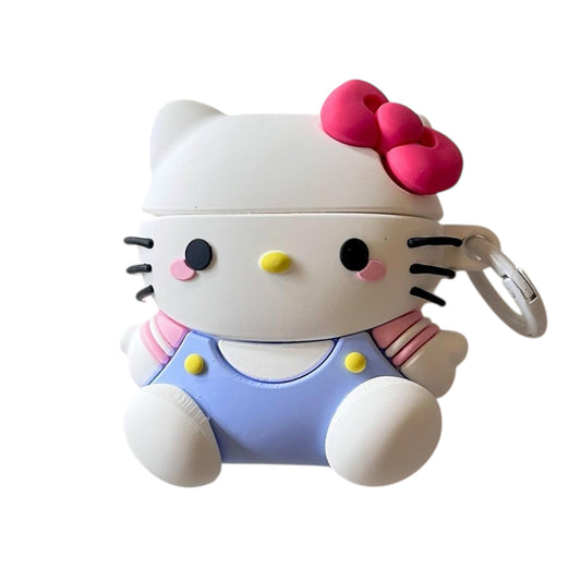 Estuche – Hello Kitty con Overol para AirPods Pro 1 y 2