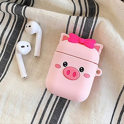 Estuche – Cerdito Rosado para AirPods 1 y 2