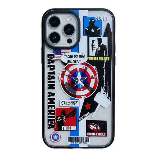 Estuche – Captain America Collage para iPhone 16 Pro