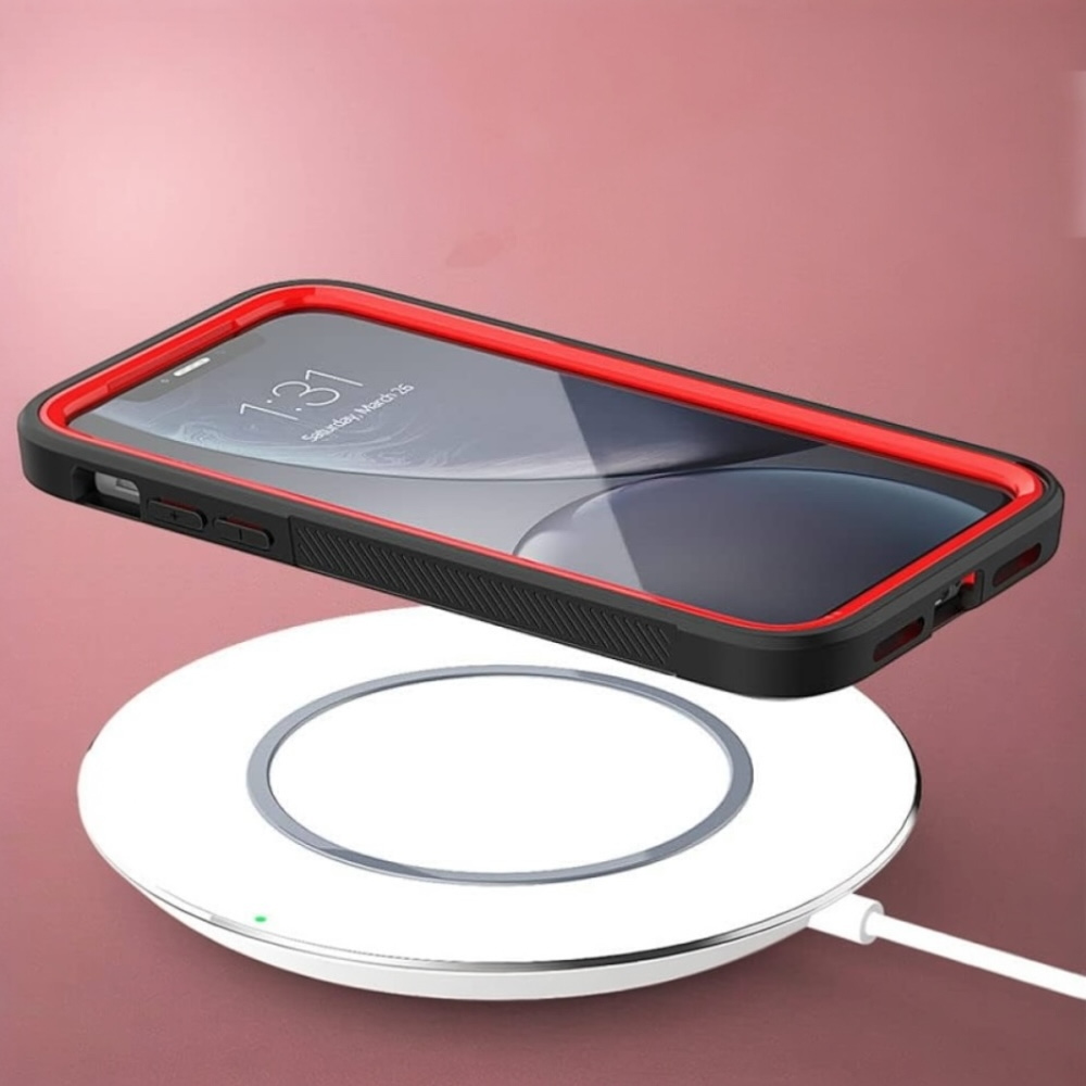 Estuche - Otter box Híbrido rojo para iPhone 13 normal