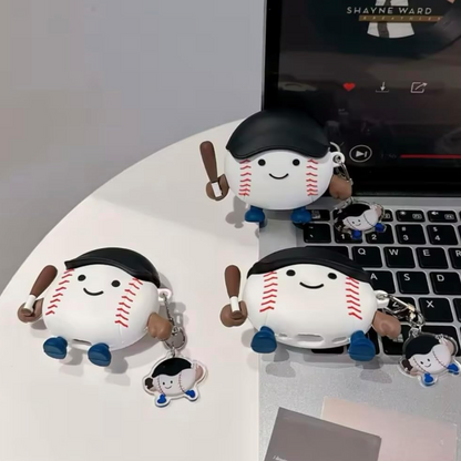 Estuche – Pelotita de Béisbol con Gorrita para AirPods 4