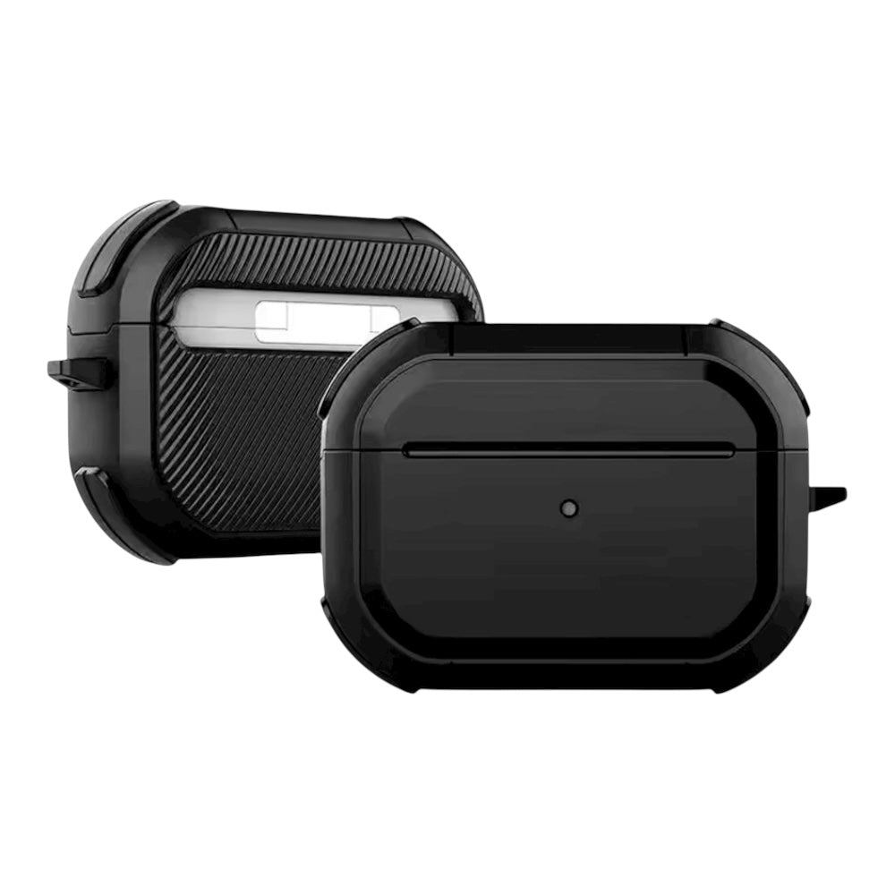 Estuche – Mobigear Slim Armor negro para AirPods Pro 1 y 2