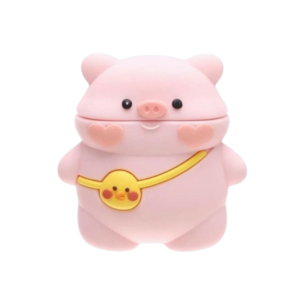 Estuche – Cerdito Rosado con cartera para AirPods 3