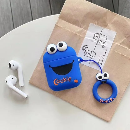 Estuche – Elmo azul con cartera para AirPods 1 y 2
