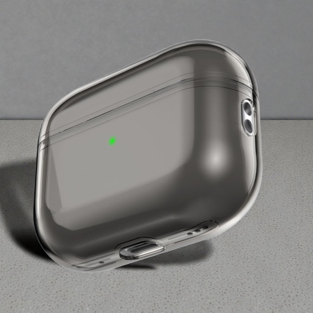 Estuche – Silicon transparente Negro para AirPods Pro 1 y 2