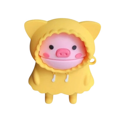 Estuche – Cerdito con Sudadera Amarilla para AirPods Pro 1 y 2