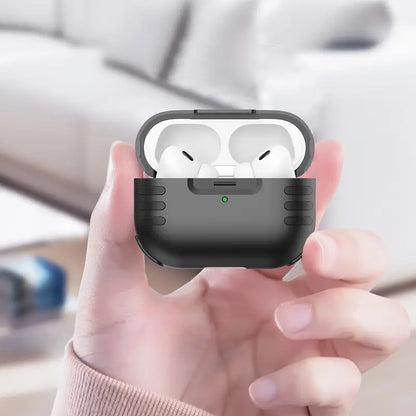 Estuche – Maxjoy Protective antishock negro para AirPods Pro 1 y 2