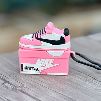 Estuche - Estilo Sneaker Box Rosado para AirPods Pro 1 y 2