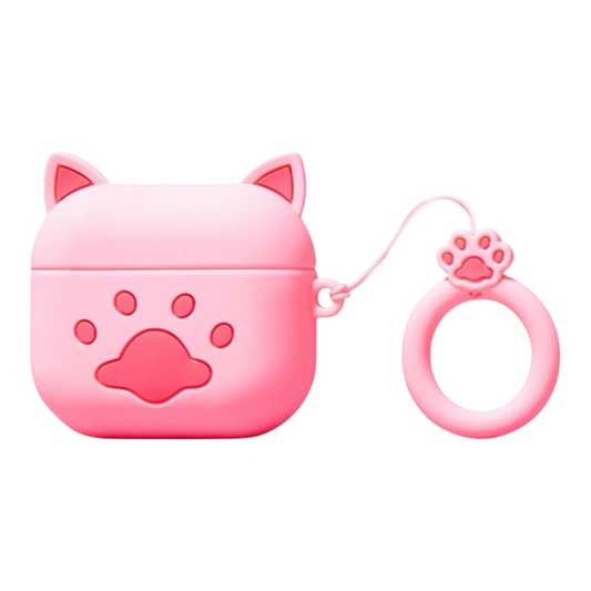 Estuche – Huellita rosa  para AirPods Pro 1 y 2