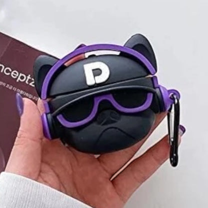 Estuche – Perrito Pug DJ para AirPods Pro 1 y 2