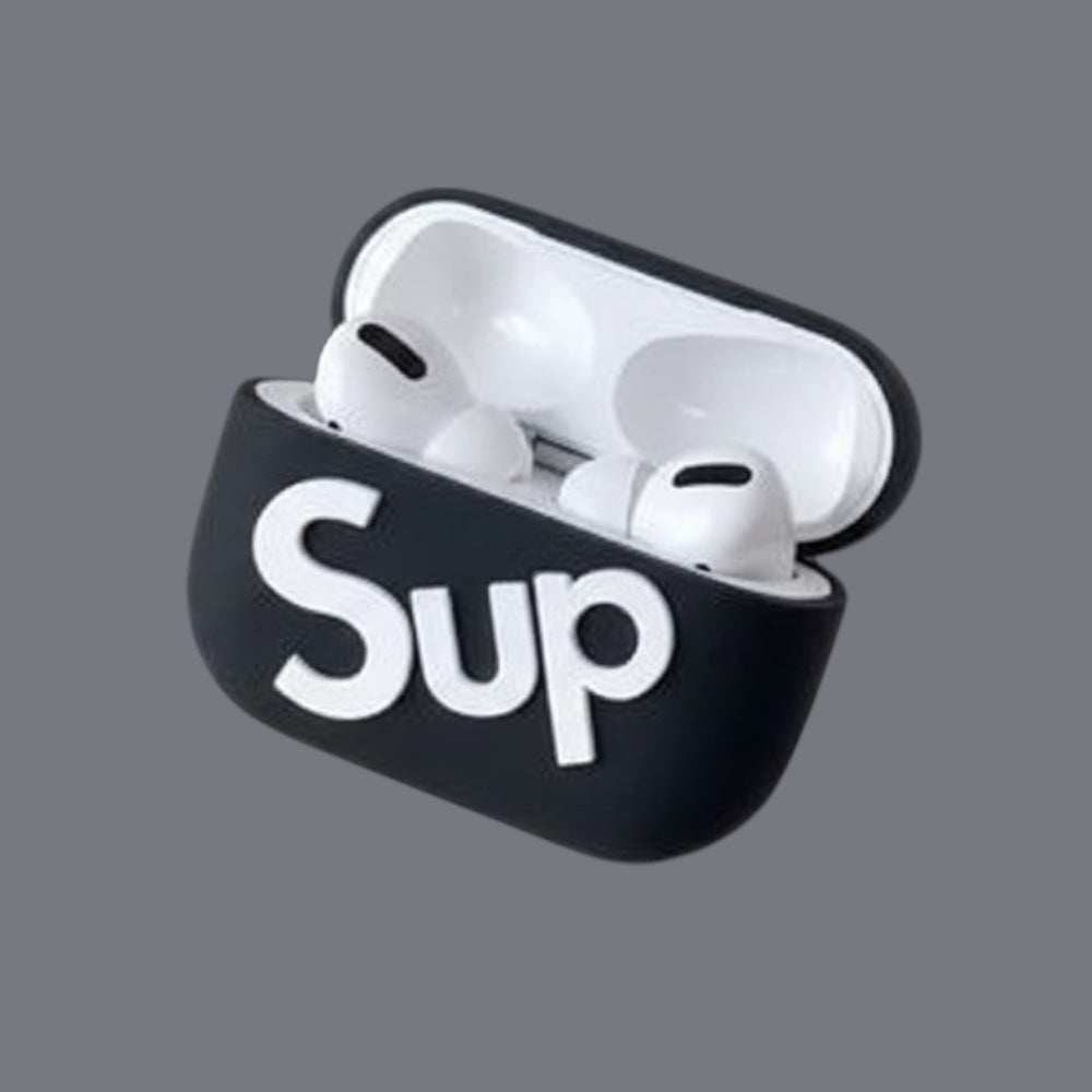Estuche – Sup negro  para AirPods Pro 1 y 2