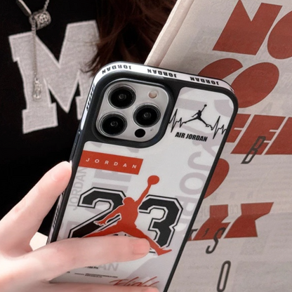 Estuche - Jordan 23 blanco para iPhone 13 normal