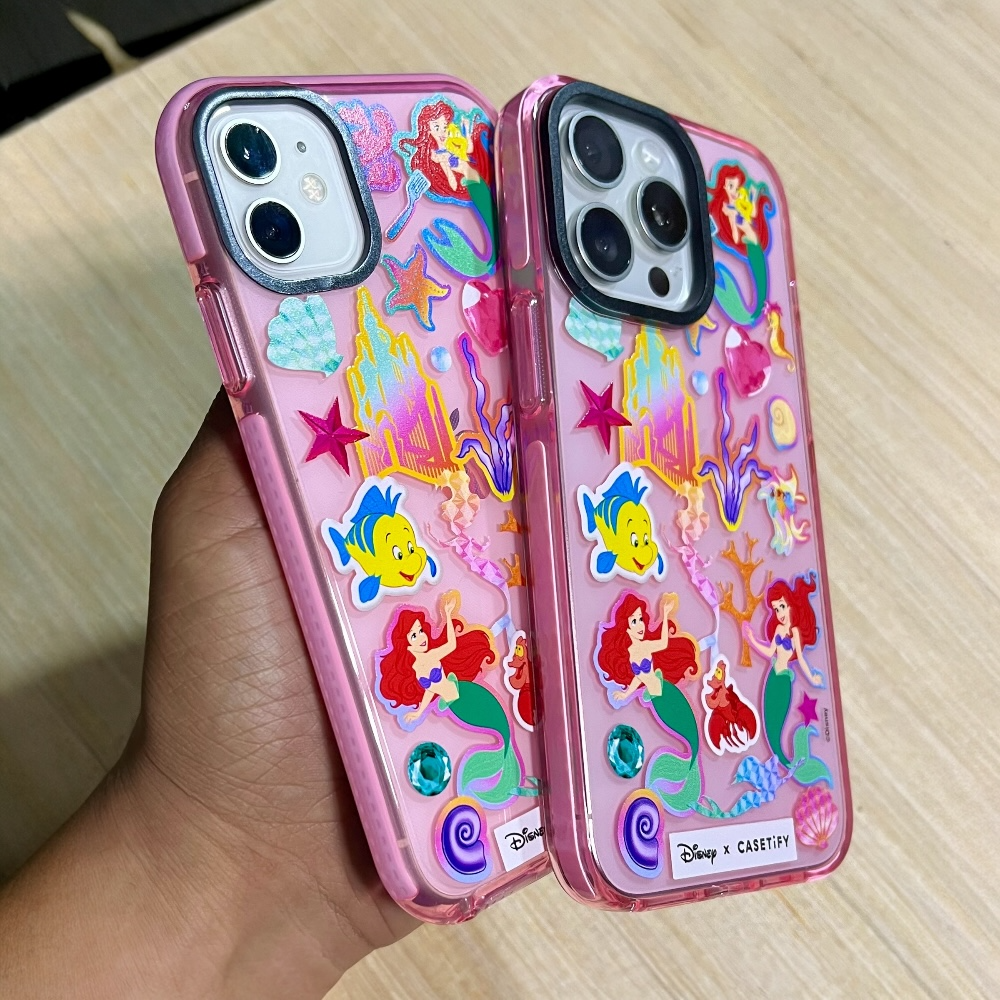 Estuche - Ariel Sirenita Rosa iPhone 16 normal