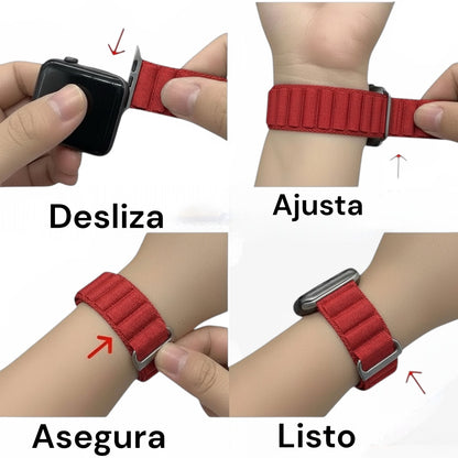 Pulsera - Alpine Loop rojo para Apple Watch