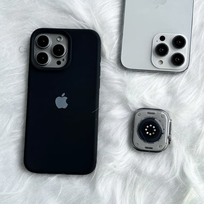 Estuche – Silicona Suave Negro para iPhone 12 pro